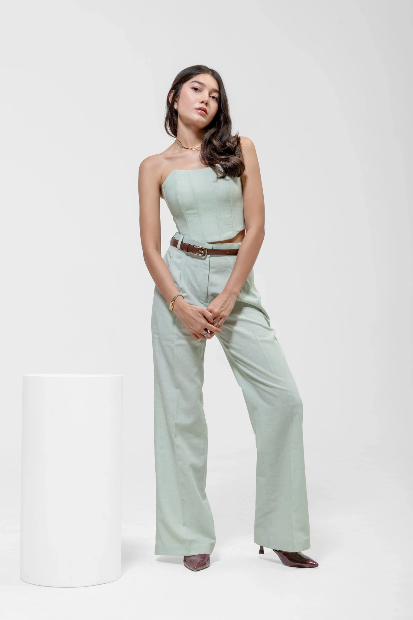 MINT FORMAL PANTS – Styled Look | QISSEY Women's Bottoms